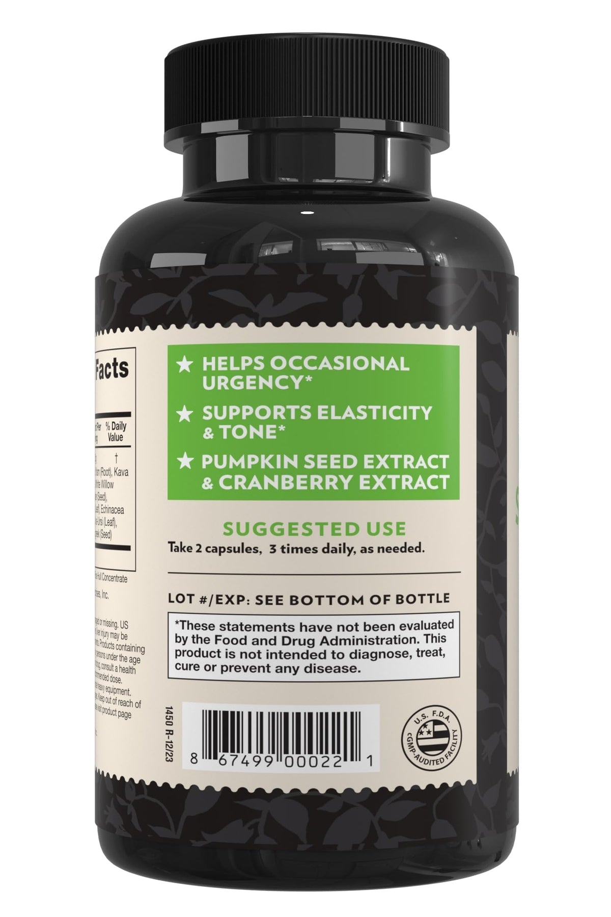 Crystal Star Bladder Strength Herbal Supplement - 60 Vegetarian Capsules - image 3