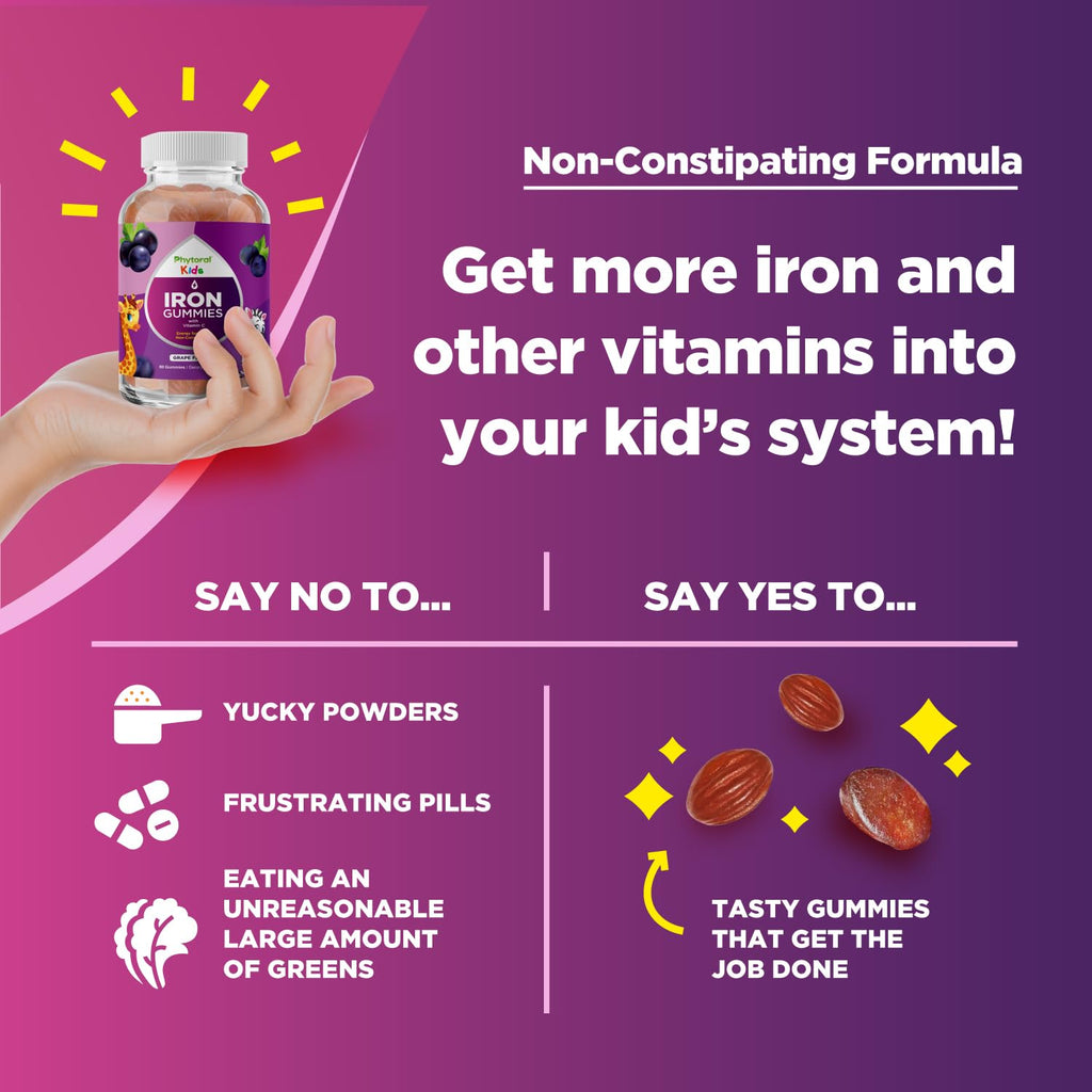 Phytoral Kids Multivitamin with Iron - 60 Gummies - image 7