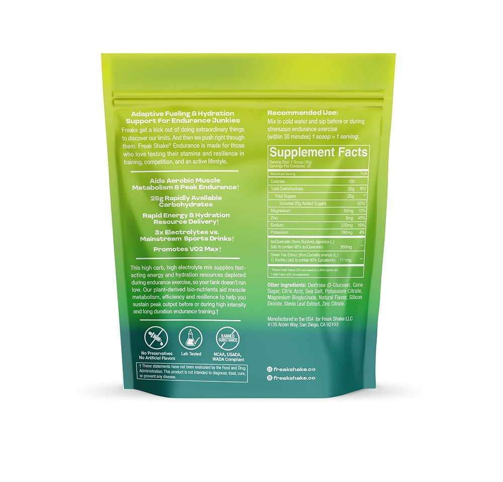 Freak Shake Anti-Fatigue Hydration Powder Citrus - 20 Servings - image 6