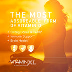 OmegaXL VitaminXL D3 High Potency 5000 IU - 30 Softgels - image 3