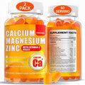 Ceecisee Calcium Magnesium Zinc Gummies with D3 K2 - 120 Count