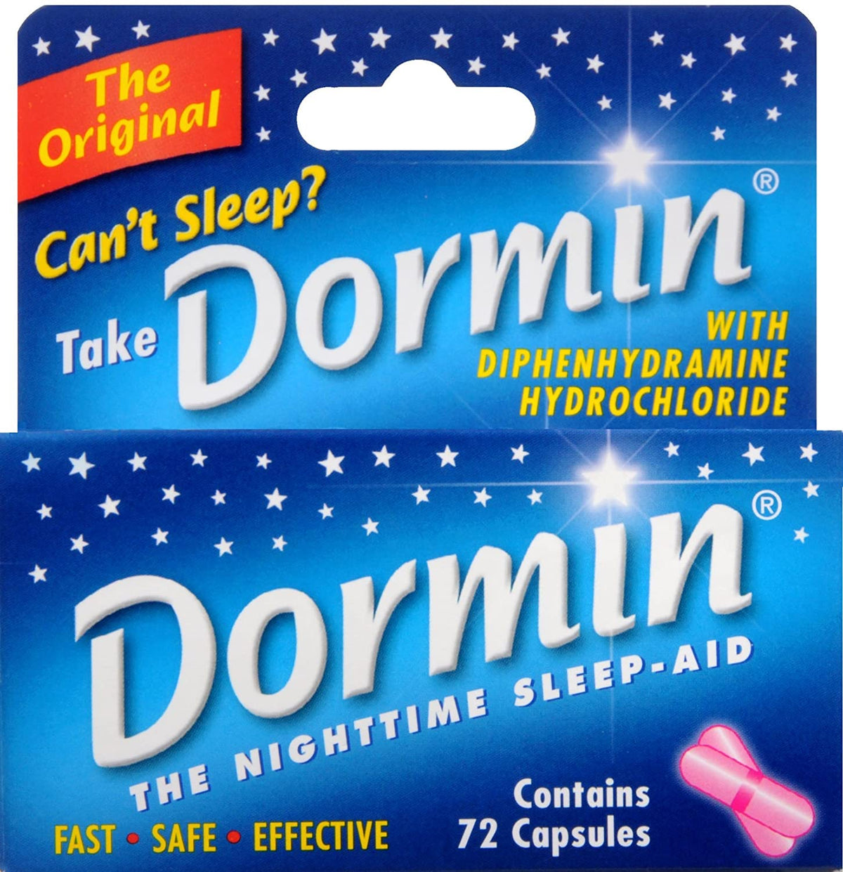Dormin Nighttime Sleep-Aid - 72 Capsules