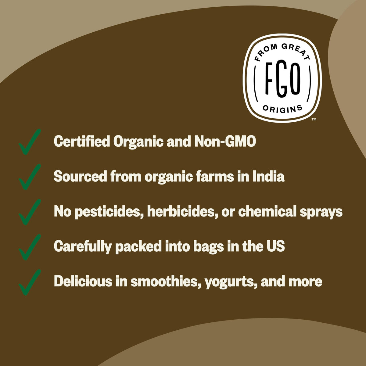 FGO Organic Ashwagandha Root Powder - 16 oz - image 4