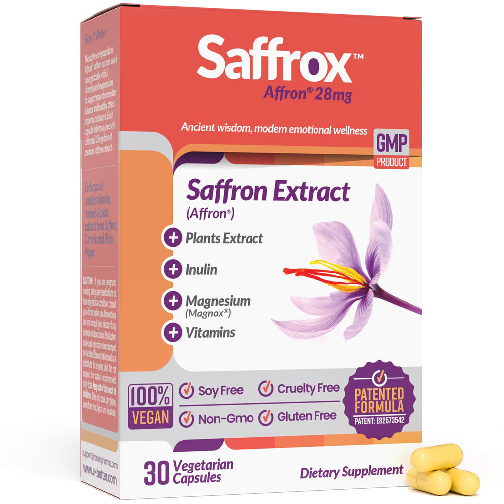 NAVEH PHARMA Saffrox Saffron Extract Capsules - 30 Count