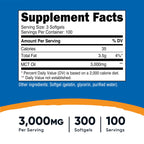 Nutricost MCT Oil Softgels 1000mg Per Each