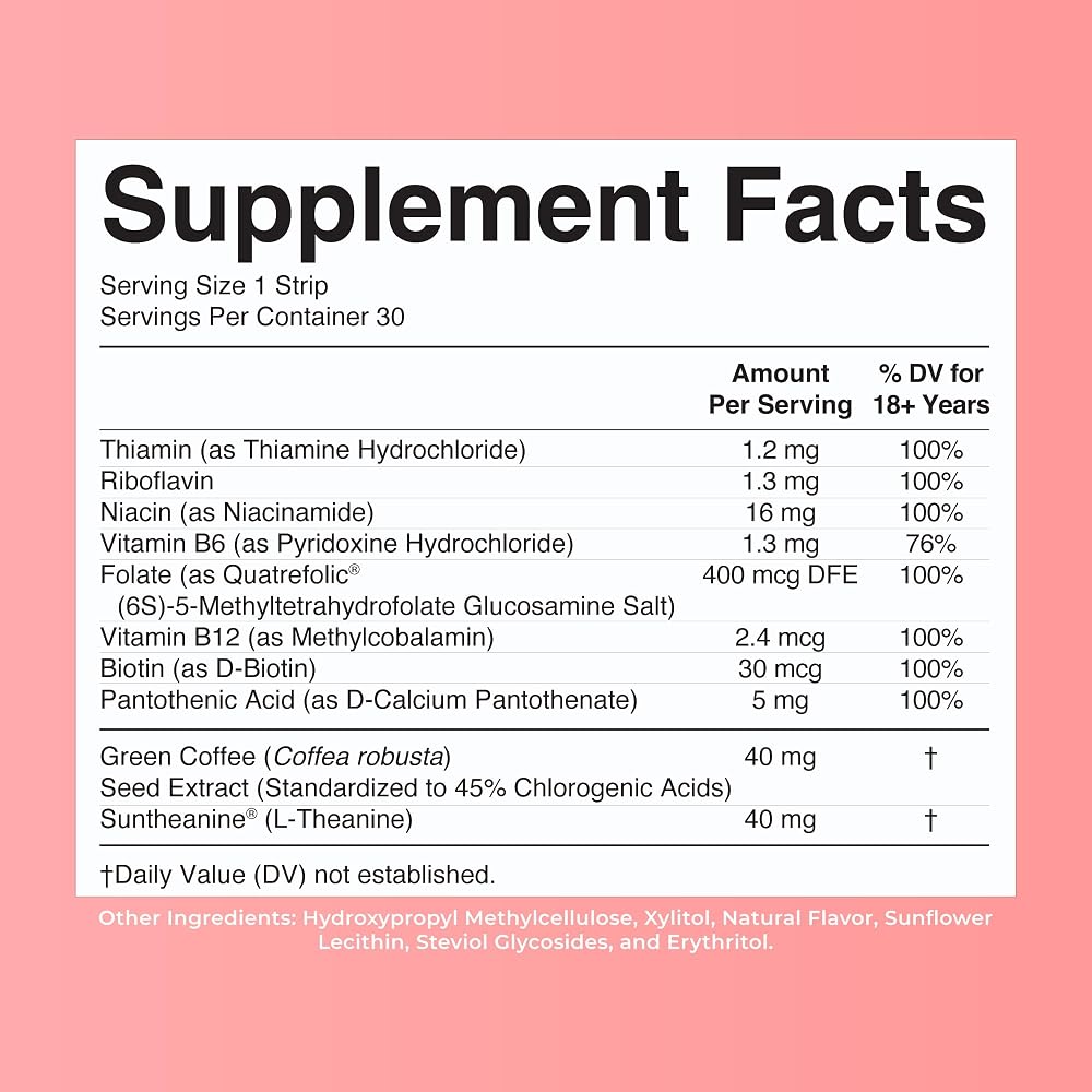 MaryRuth's Energy B Vitamin Complex Dissolving Strips - 30 Count - image 9