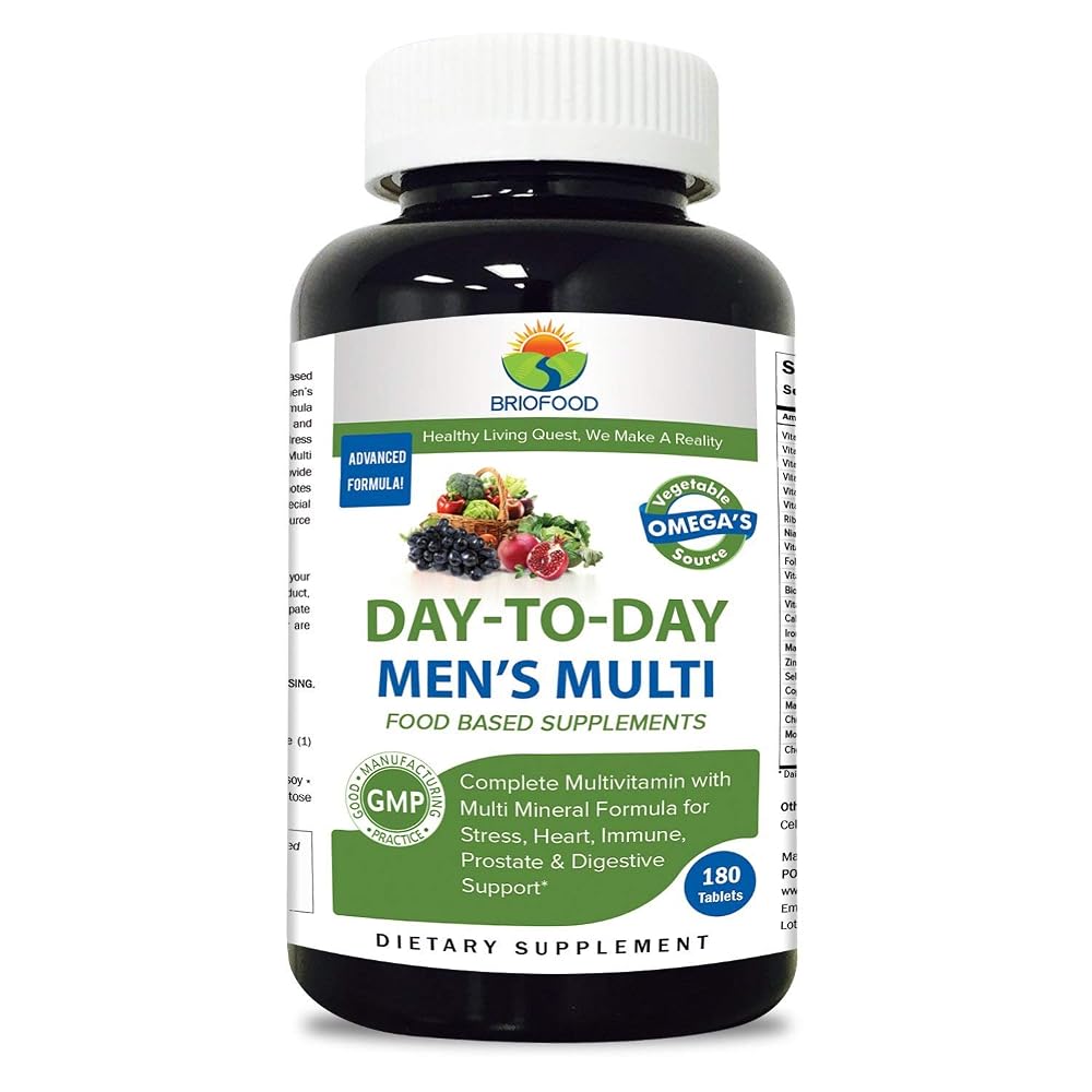 Brieofood Day-to-Day Men's Multi Multivitamin - 180 Tablets