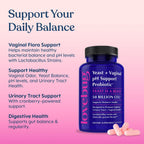 LOVEBUG Yeast + Vaginal pH Support Probiotic - 60 Capsules - image 4