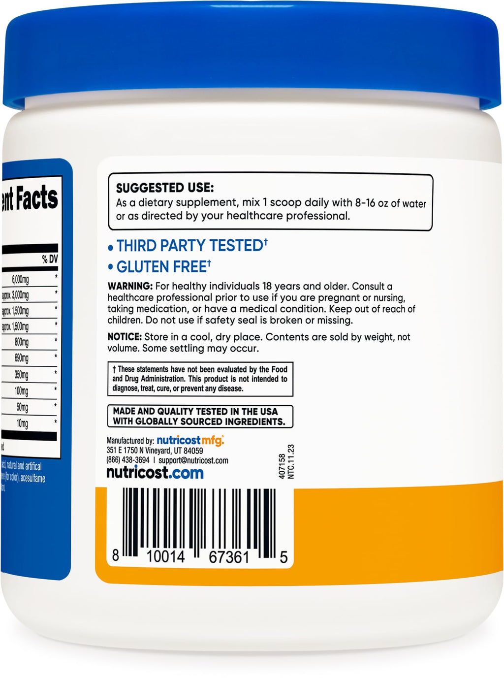 Nutricost NUTRITIONAL_SUPPLEMENT
