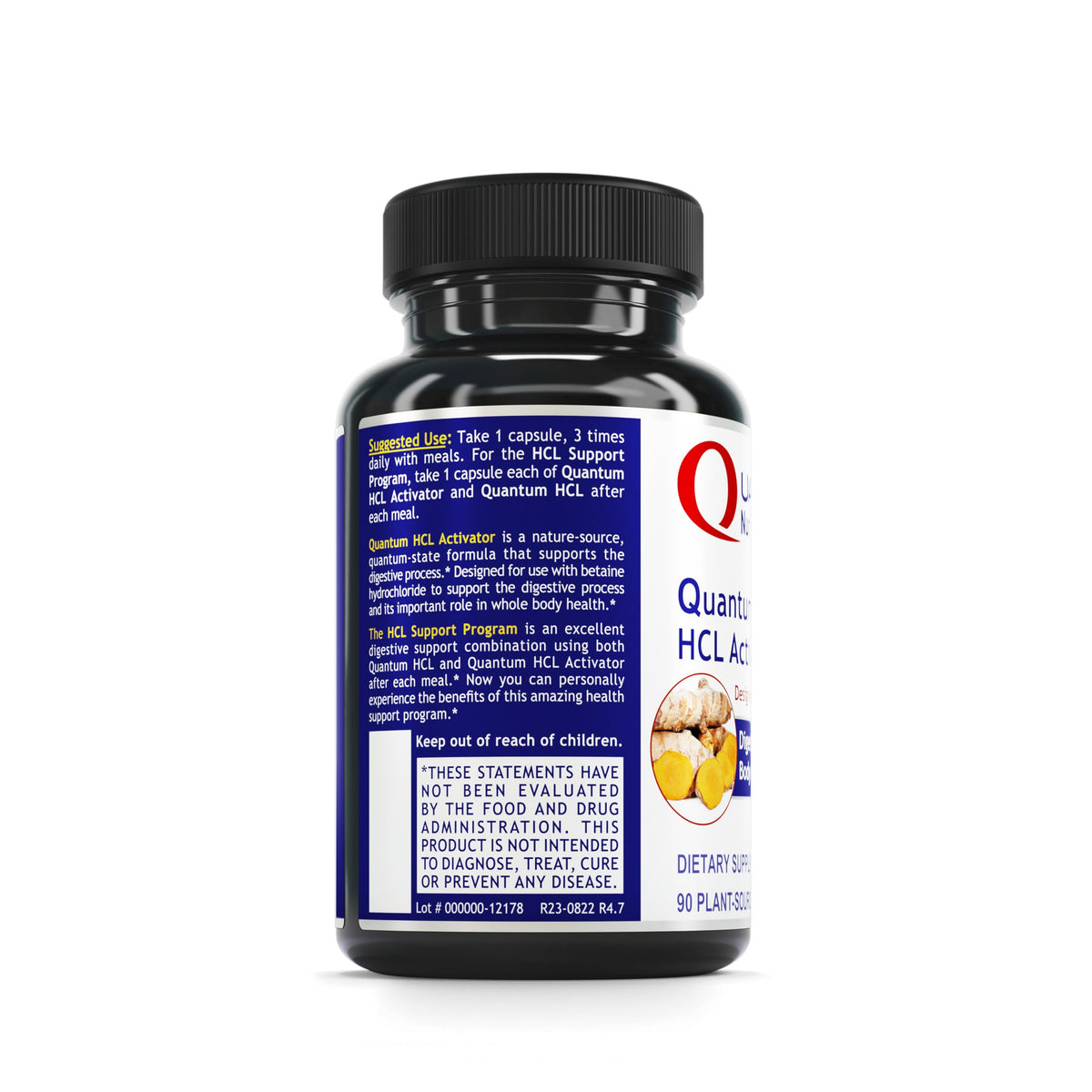 Quantum Nutrition Labs HCL Activator - 90 Vegetarian Capsules - image 3