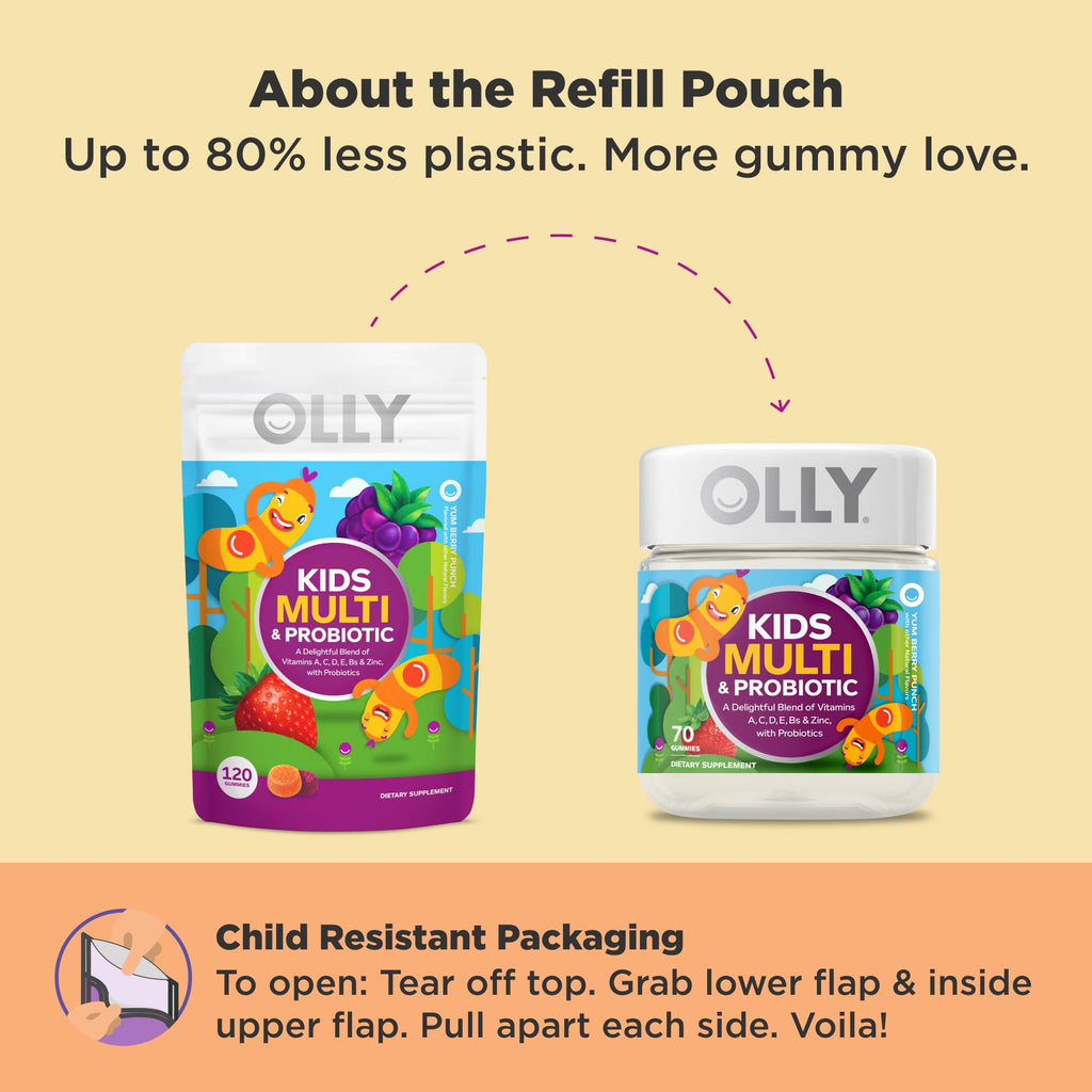 OLLY Kids Multi & Probiotic Gummy Digestive Support - 120 Count - image 4