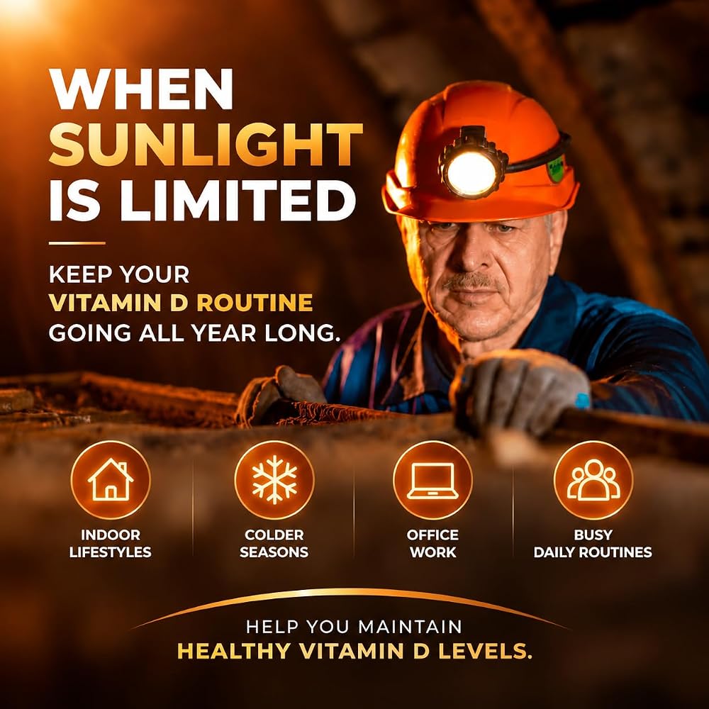 Nextdia Vitamin D3 K2 MK7 Gummies 5000IU with Magnesium Zinc