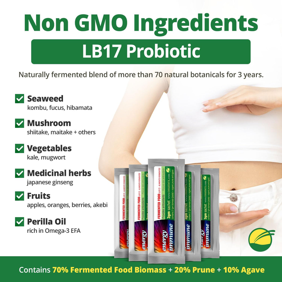 Osumex LB17 Fermented Probiotic Biomass Paste - 5 Packets - image 3