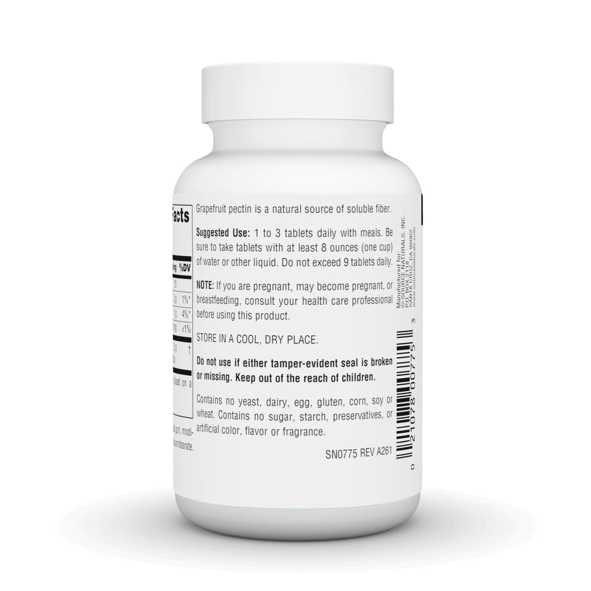 Source Naturals Grapefruit Pectin Complex 1000 mg - 60 Tablets - image 4
