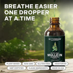 Betterbrand Mullein Drops for Lung Detox - Mullein Leaf Tincture