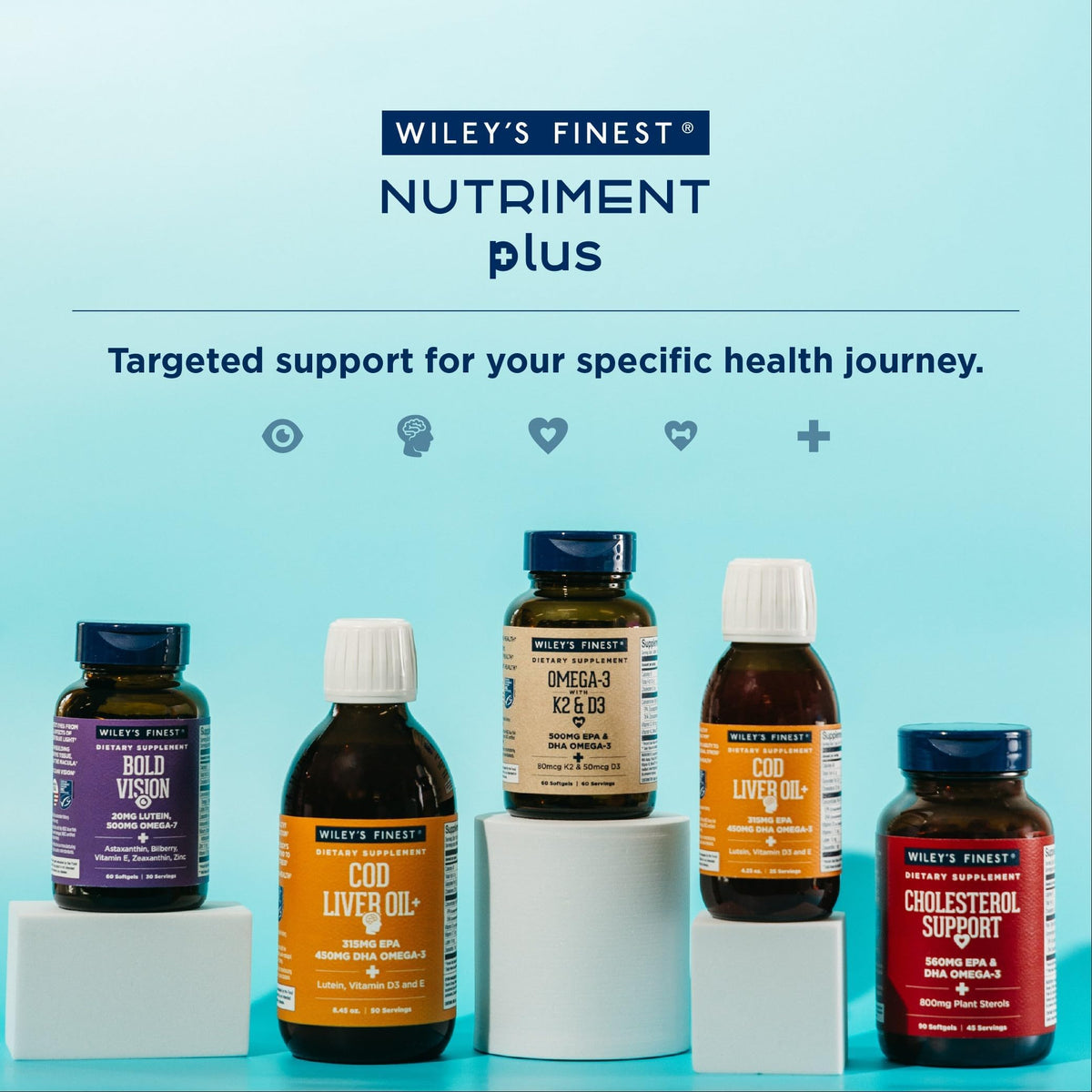 Wiley's Finest Omega-3 with Vitamin K2 and D3 - 60 Softgels - image 7