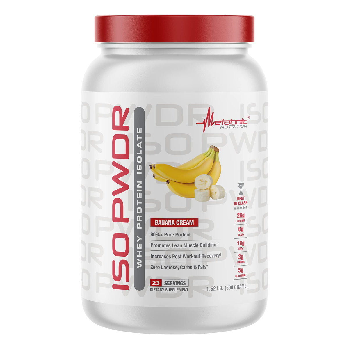 Metabolic Nutrition Whey Protein Isolate ISO PWDR
