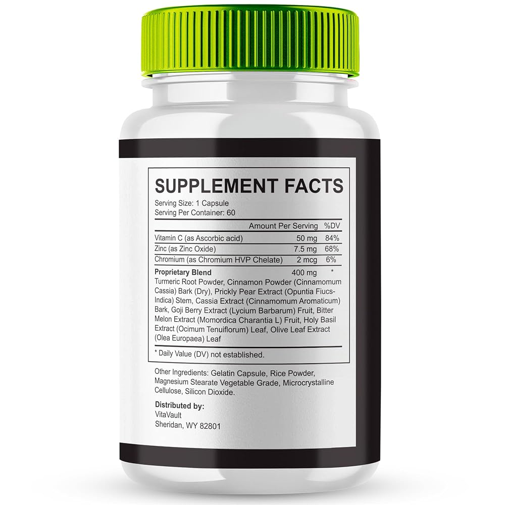 Vitavault Sugar Sync Capsules Glyco Optimizer - 120 Capsules - image 2
