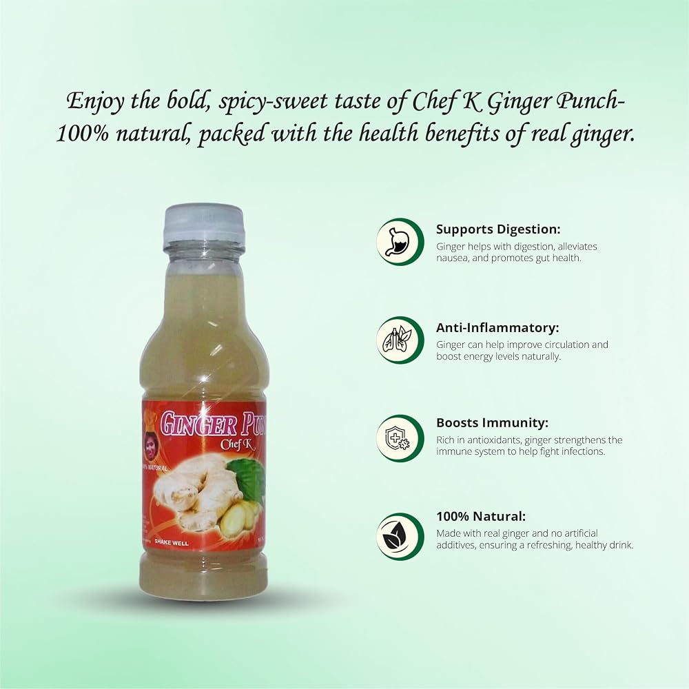 Chef K Ginger Punch Classic Ginger Drink - 6 Pack - image 4