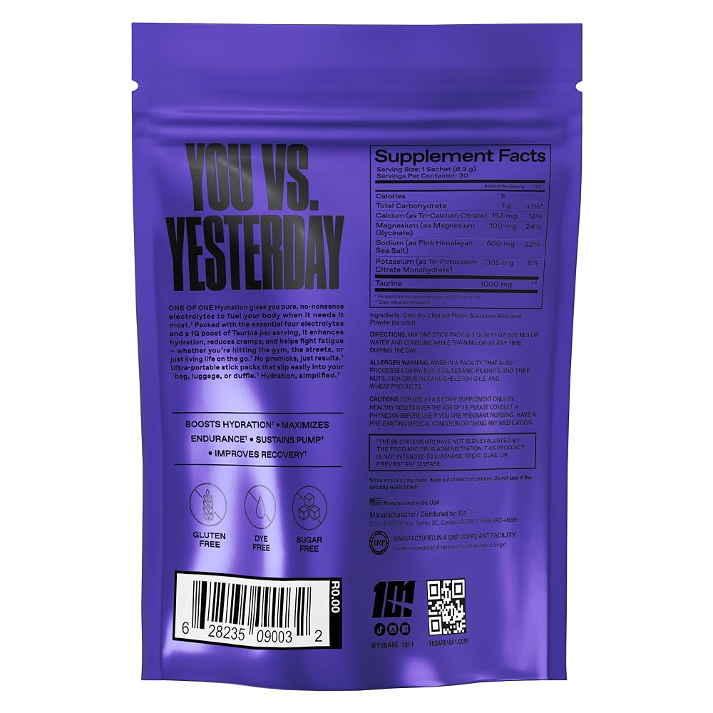 ONE OF ONE Hydration Electrolyte Powder