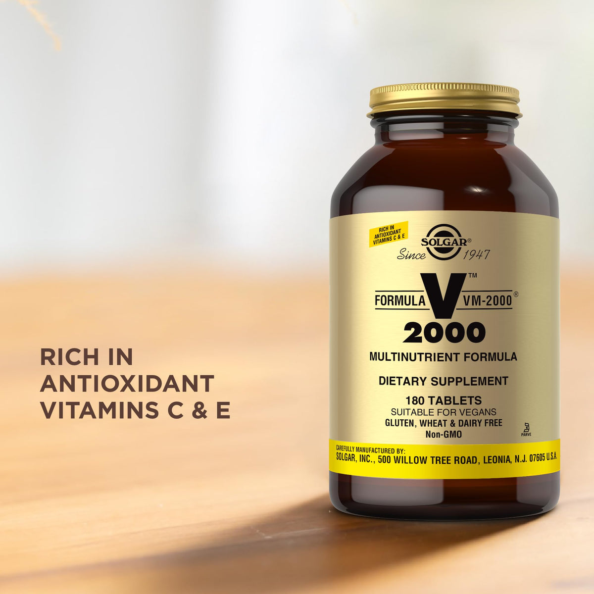 Solgar Formula VM 2000 Multinutrient System - 180 Tablets - image 5