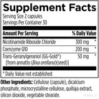 Designs for Health Mito-NR NAD Supplement with CoQ10 - 60 Capsules - image 3