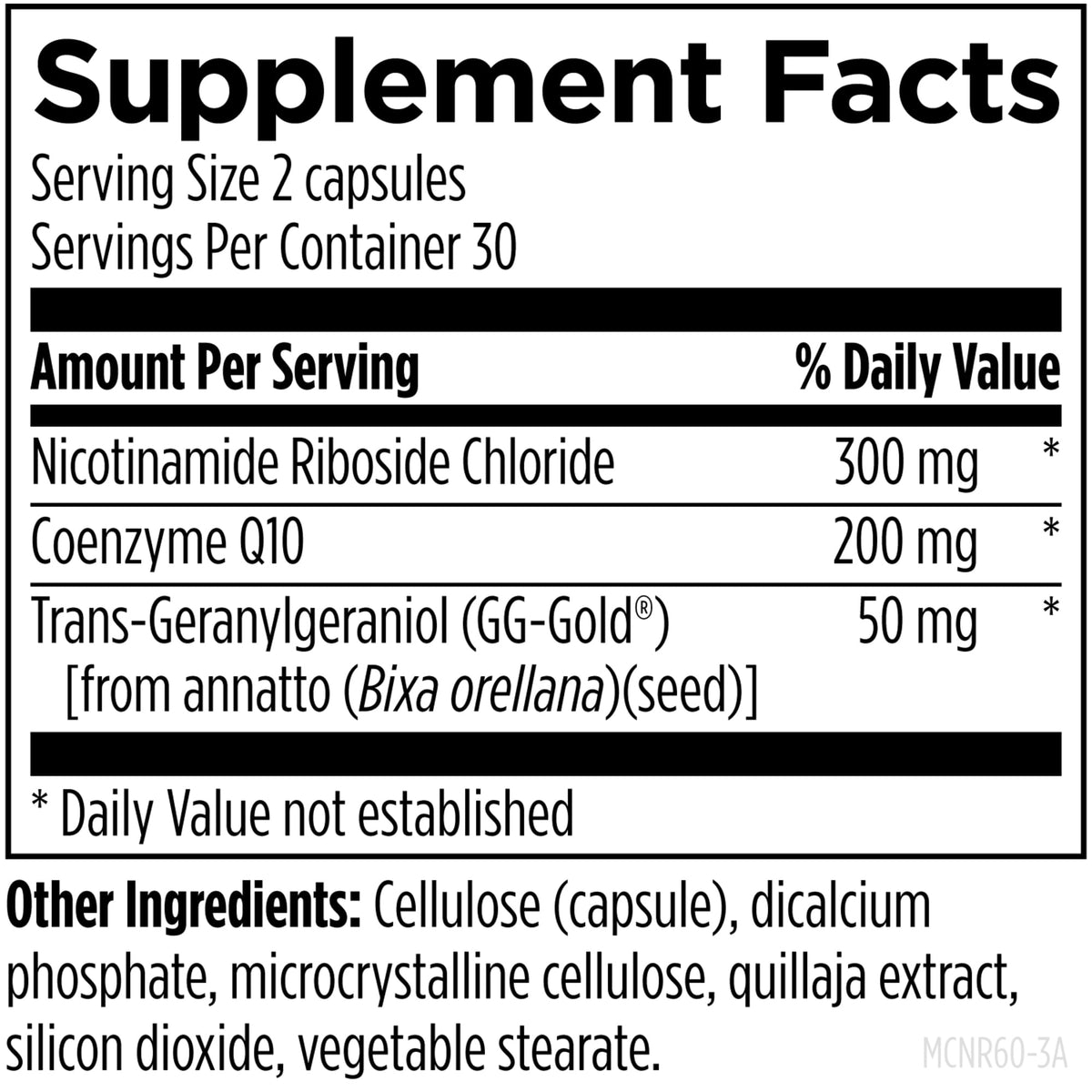 Designs for Health Mito-NR NAD Supplement with CoQ10 - 60 Capsules - image 3