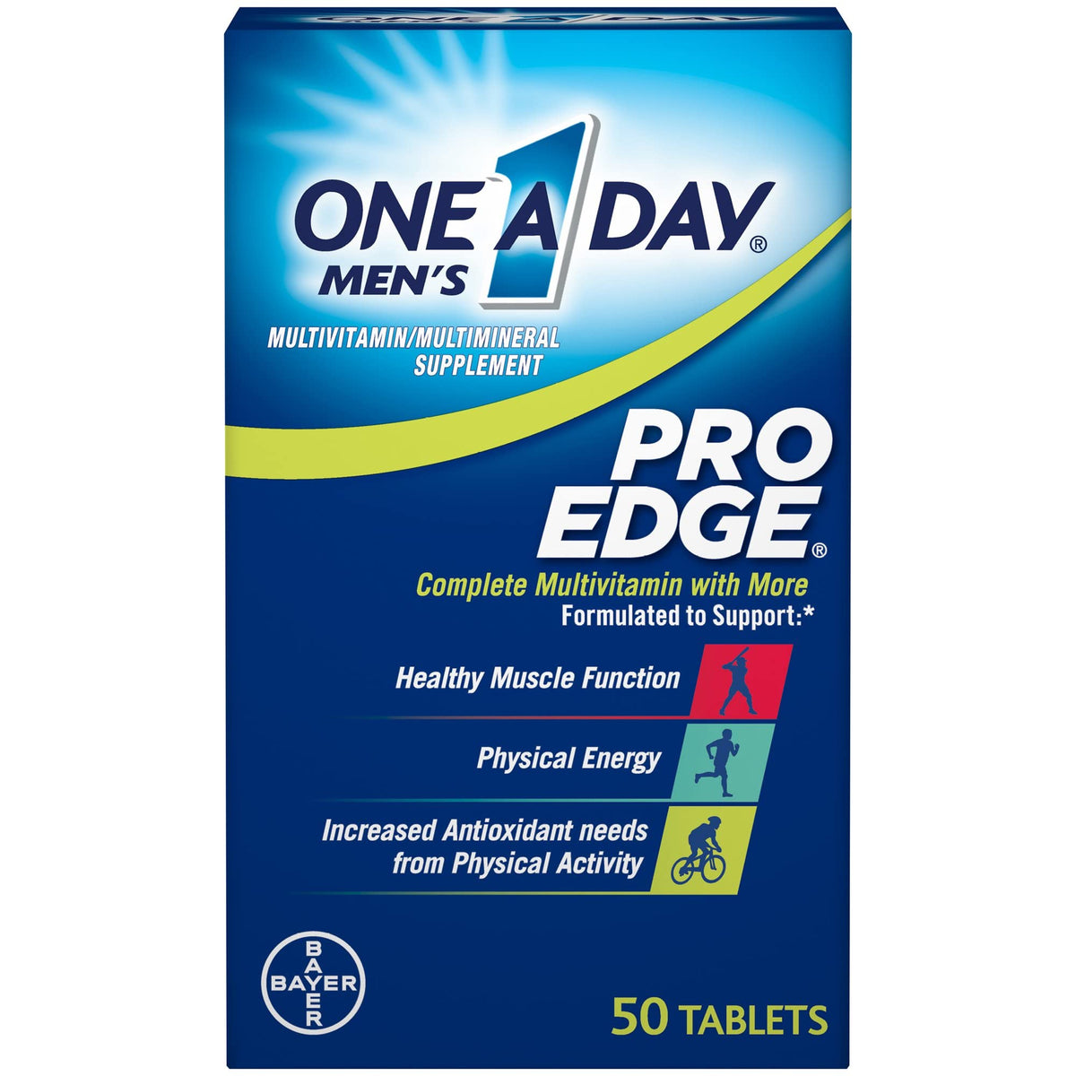 One A Day Men's Pro Edge Complete Multivitamin - 200 Tablets