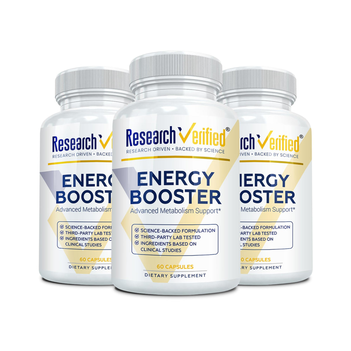 Research Verified Energy Booster - 60 Capsules