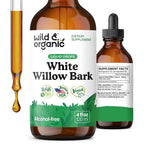 Wild & Organic White Willow Bark Tincture Leg Support - 4 oz