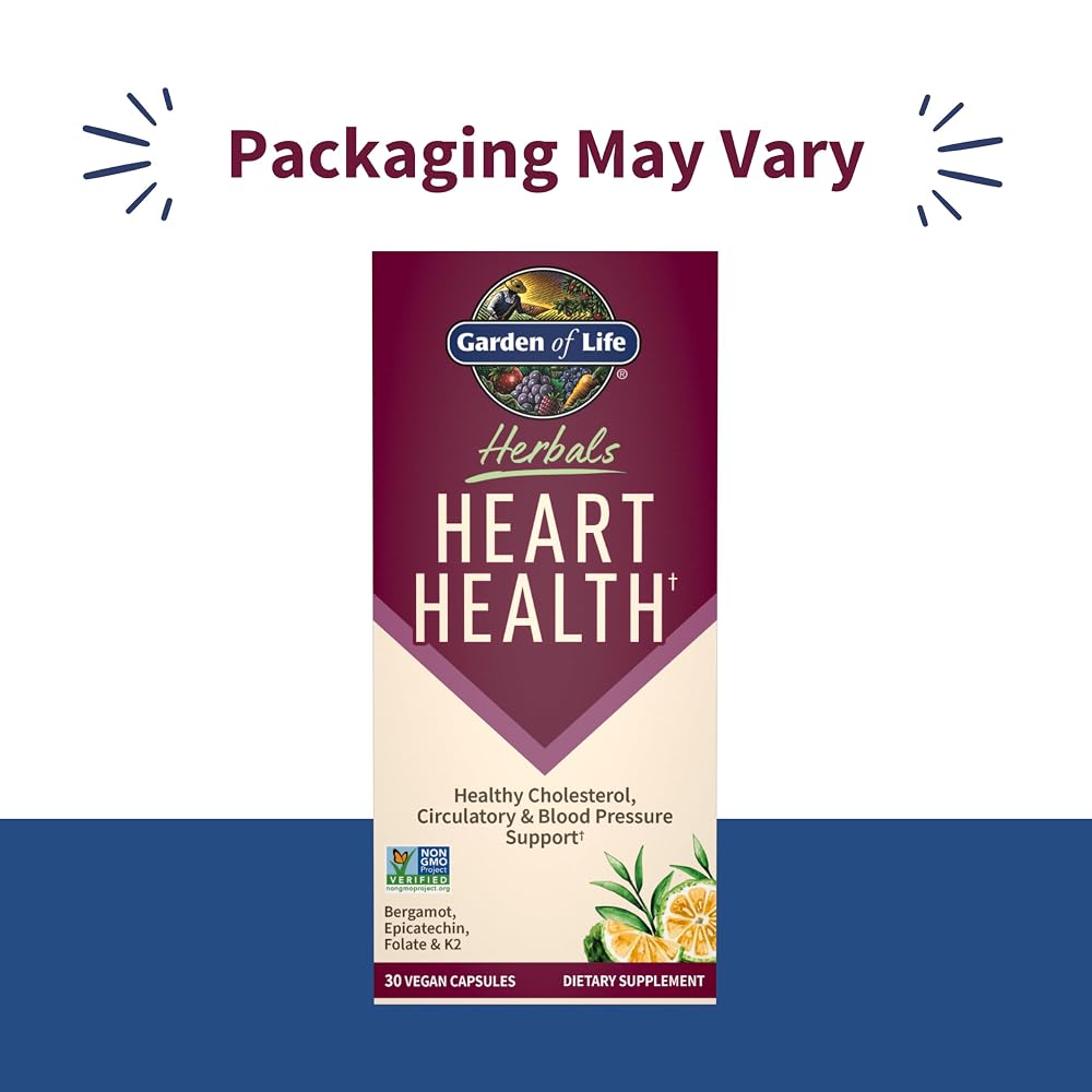 Garden of Life Herbals Heart Health Supplement - 30 Capsules - image 2