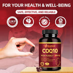 Cozynol CoQ10 200mg Softgels with PQQ & Omega-3 - 120 Count - image 7