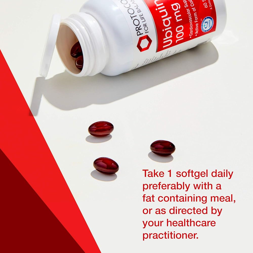 PROTOCOL FOR LIFE BALANCE Ubiquinol 100 mg Heart Support - 60 Softgels - image 4
