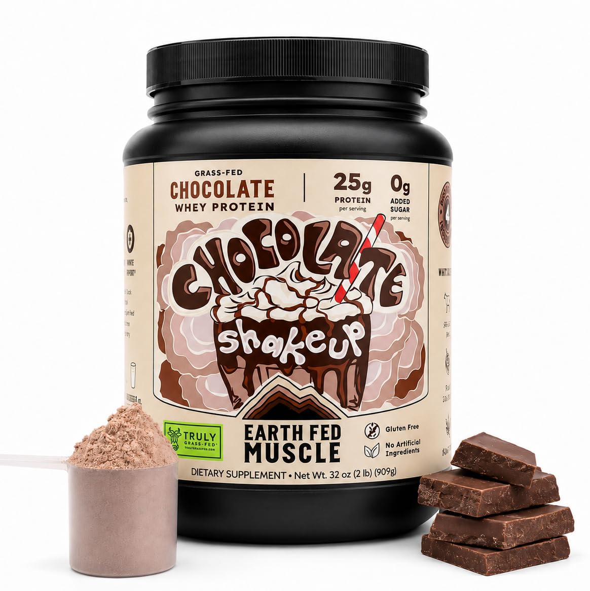 Earth Fed Muscle Whey Protein Isolate