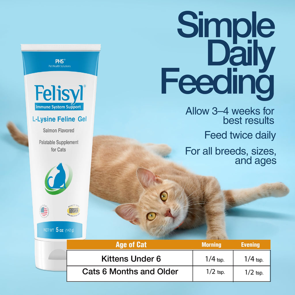 Felisyl L-Lysine Gel for Cats & Kittens (5oz)