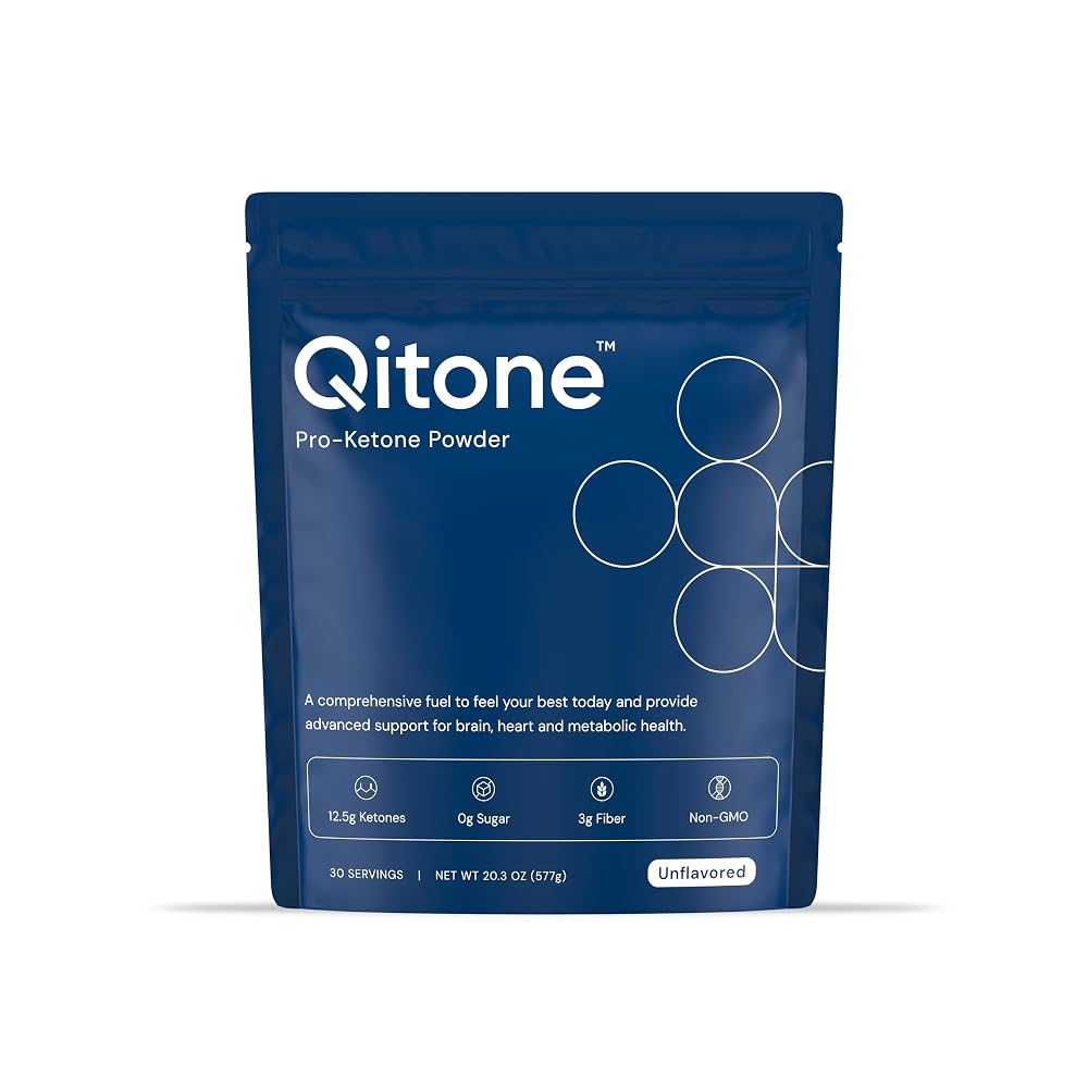 Qitone, Ketone Powder, 5X Stronger Than MCT Oil, Boosts Ketone Levels