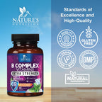 Nature's Nutrition B Complex Vitamins Capsules - Super Complete