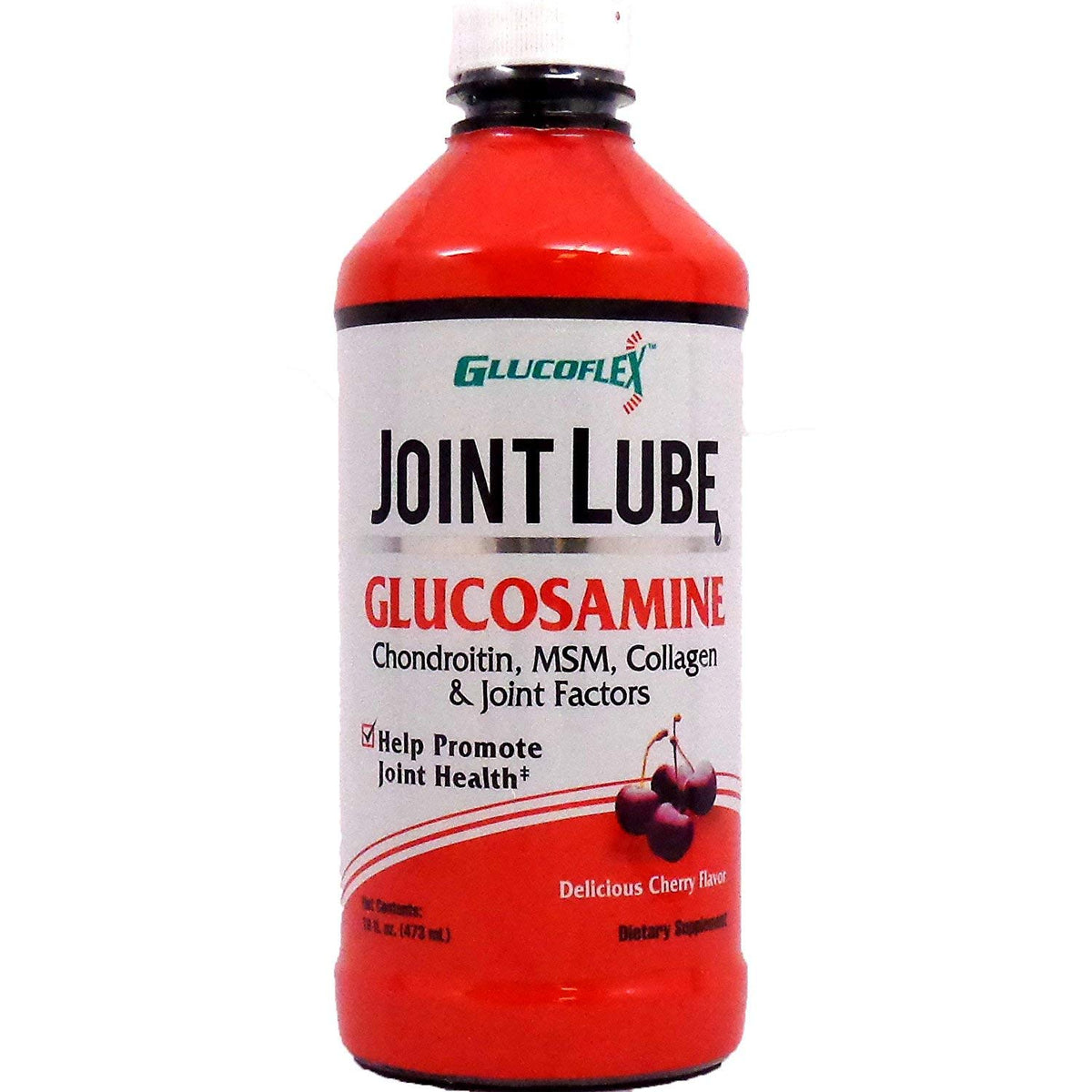 Glucoflex Joint Lube Glucosamine Liquid Cherry Flavor - 6 x 16 oz