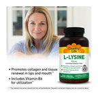 Country Life L-Lysine 500mg with B-6 - 250 Vegan Capsules - image 4