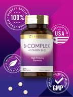 Carlyle B-Complex Vitamin with B12 - 300 Tablets - image 6