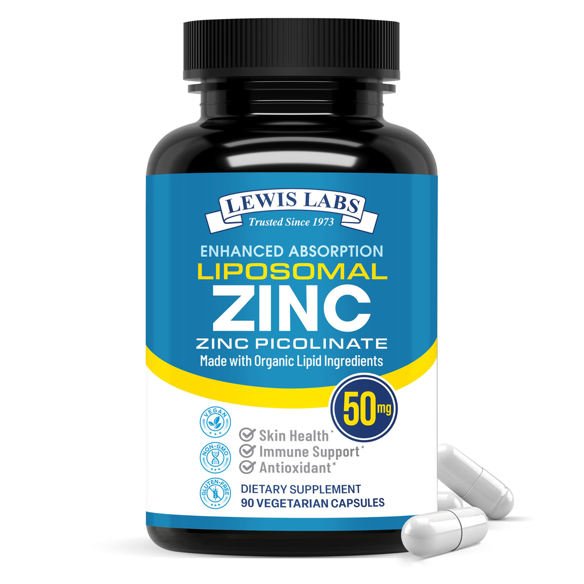 Lewis Labs Zinc Supplement 50mg