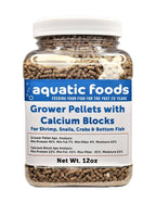 Aquatic Foods Inc. Calcium Blocks & Shrimp Grower Pellets - 12oz