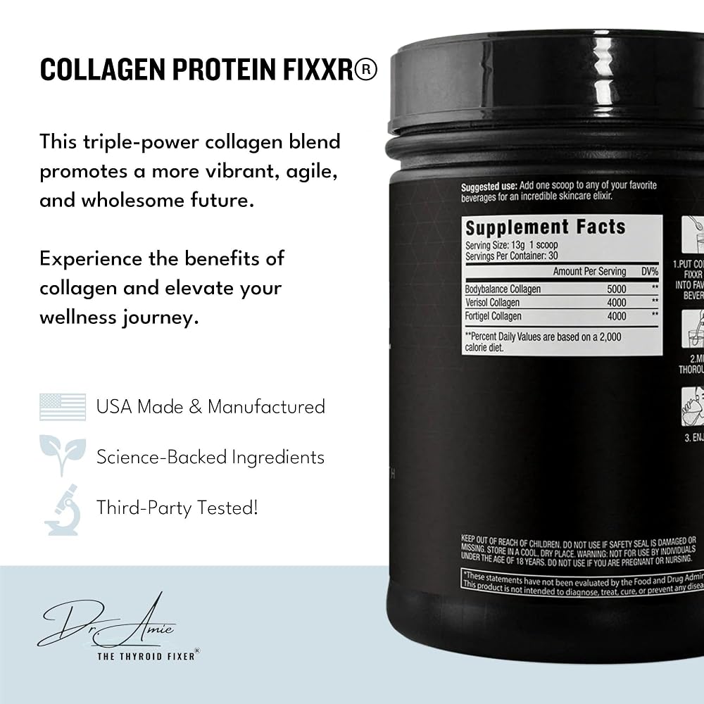Fixxr Collagen 2.0 by Dr. Amie with 3 Bioactive Peptides - 30 Servings - image 2