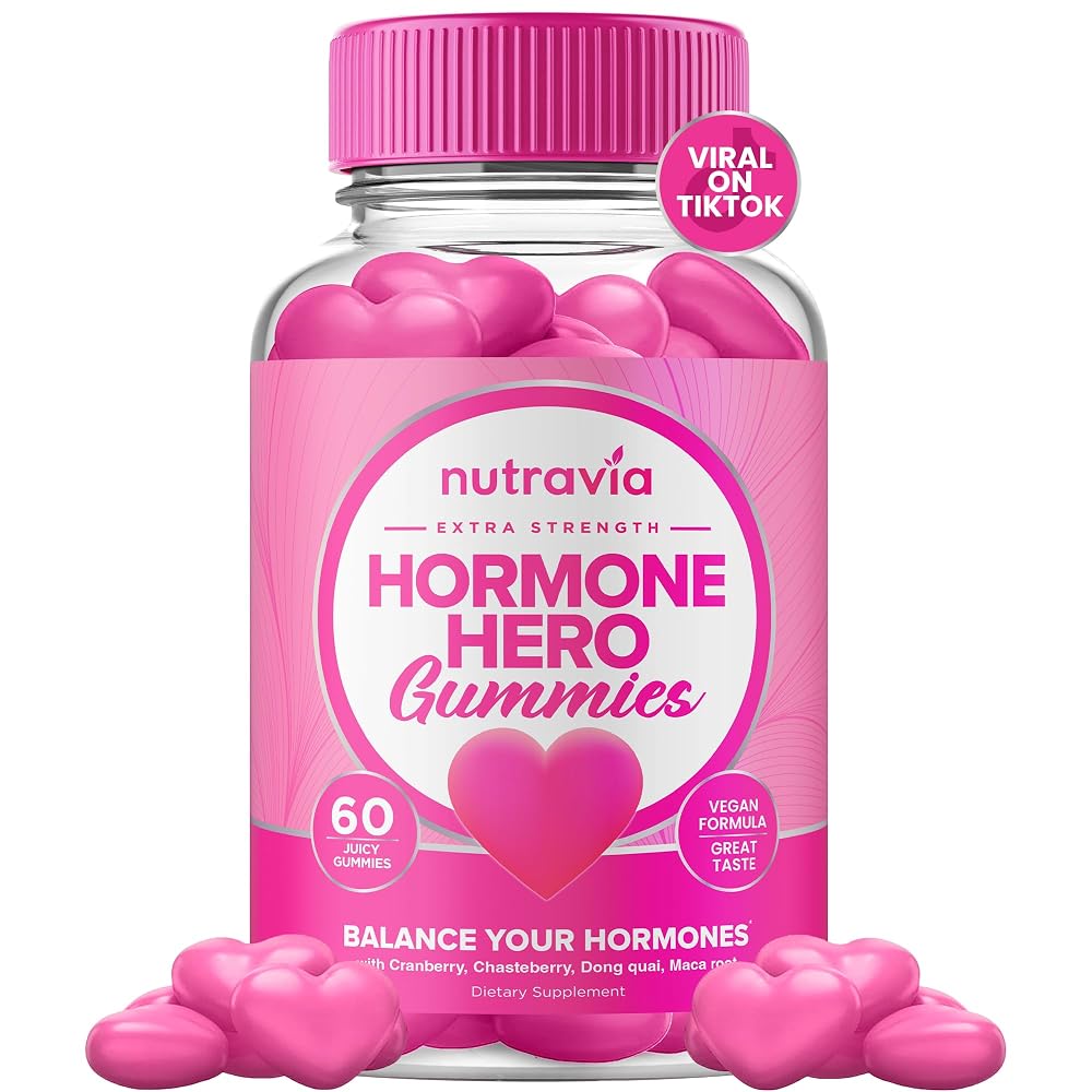 Nutravia Hormone Balance for Women Gummies PMS Relief - 60 Gummies