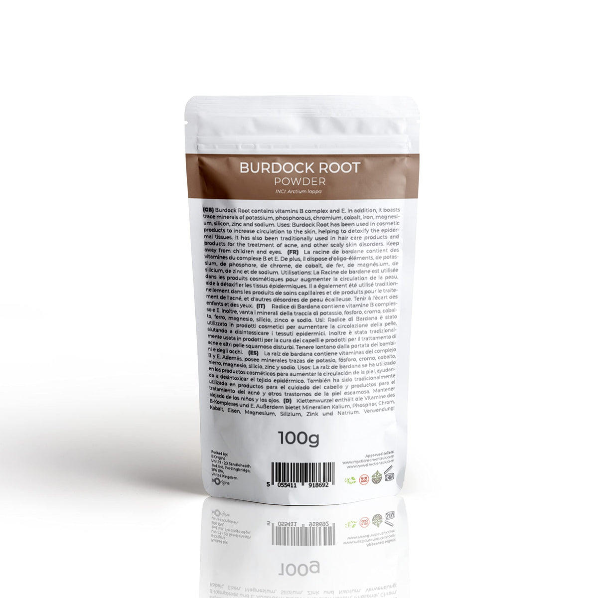 Mystic Moments Burdock Root Powder - 100g - image 2