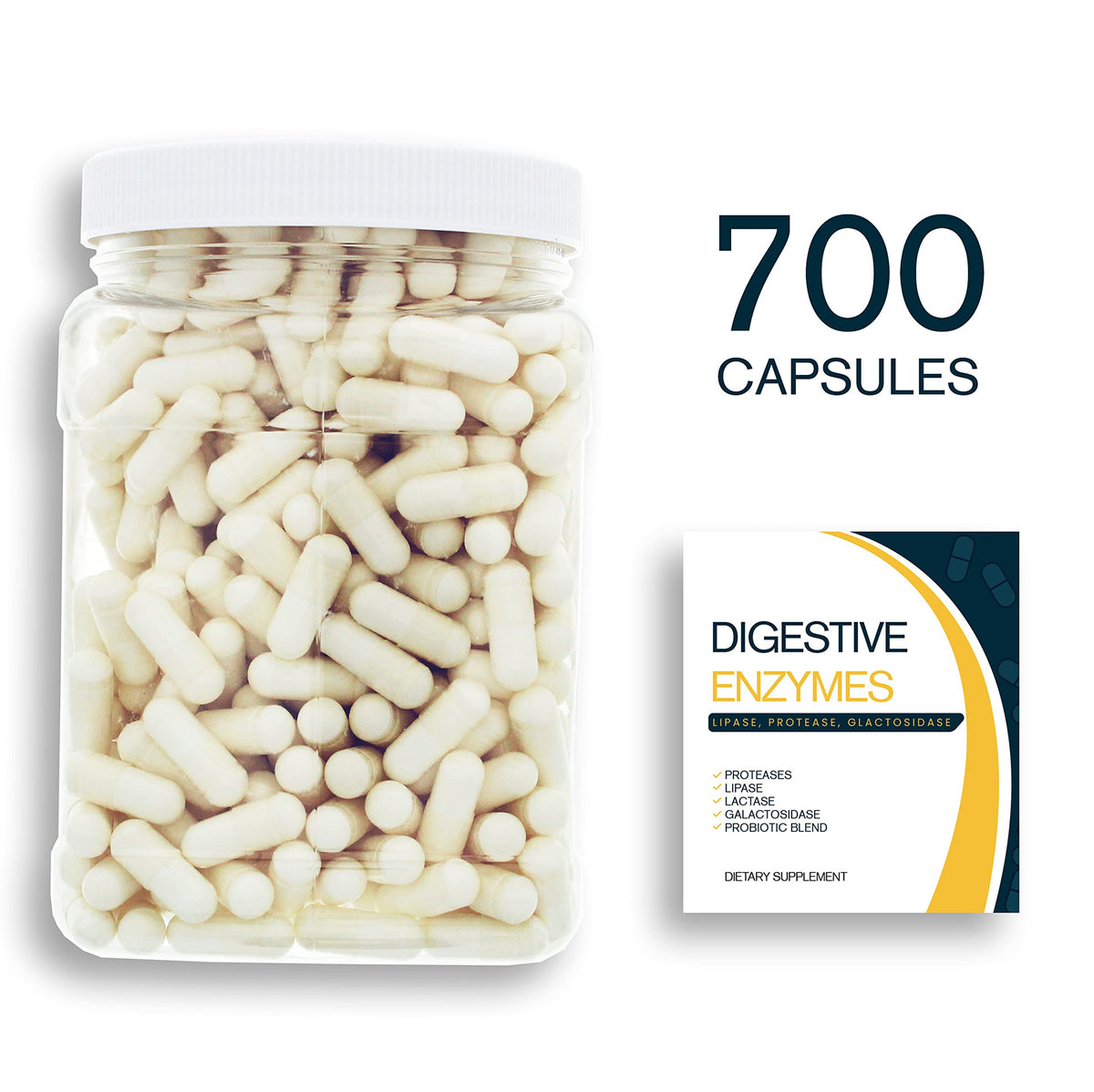 Bulk Buy Digestion Aid - Blend of Digestive Enzymes and Key Probiotic