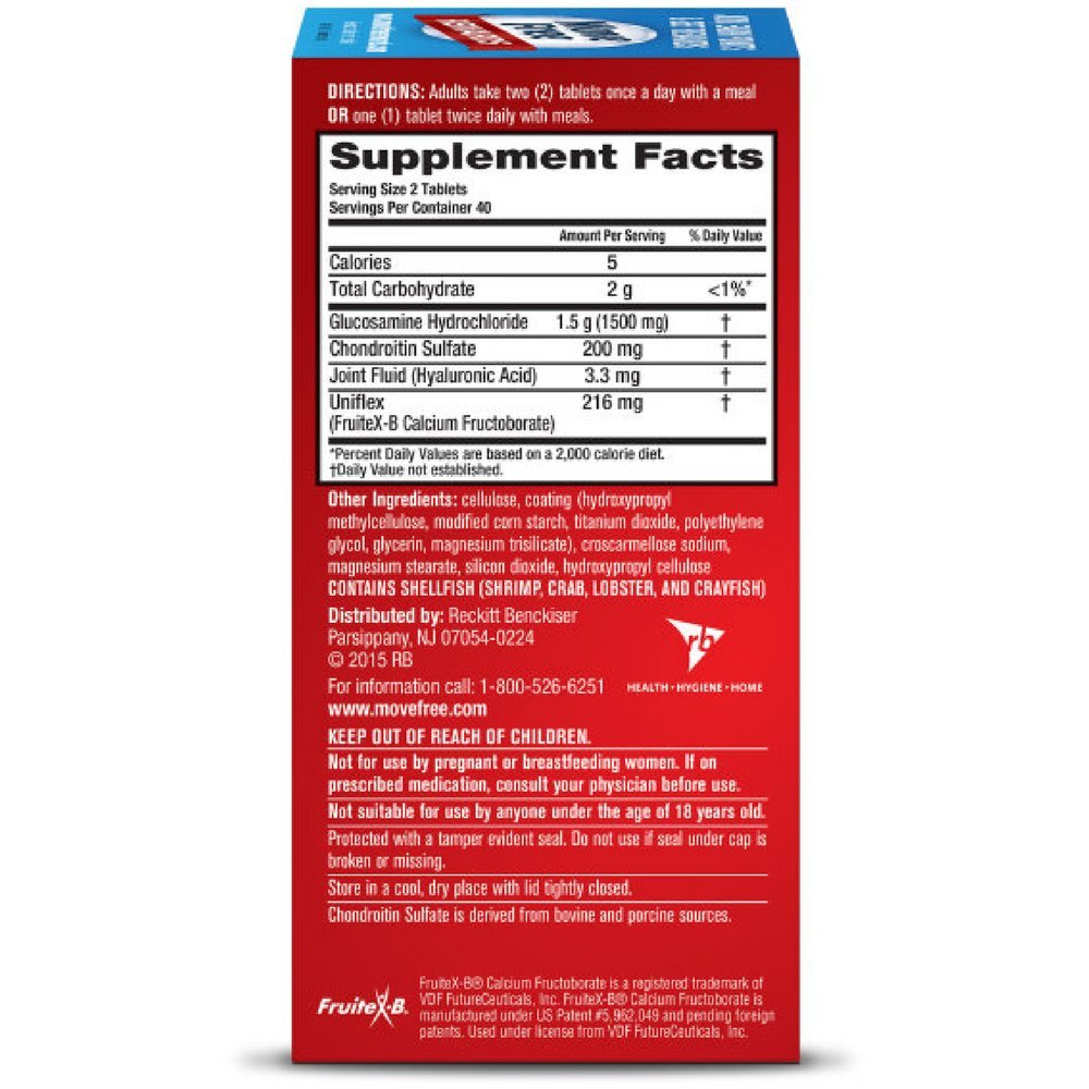 Schiff Move Free Advanced Joint Support - 320 Tablets - image 4
