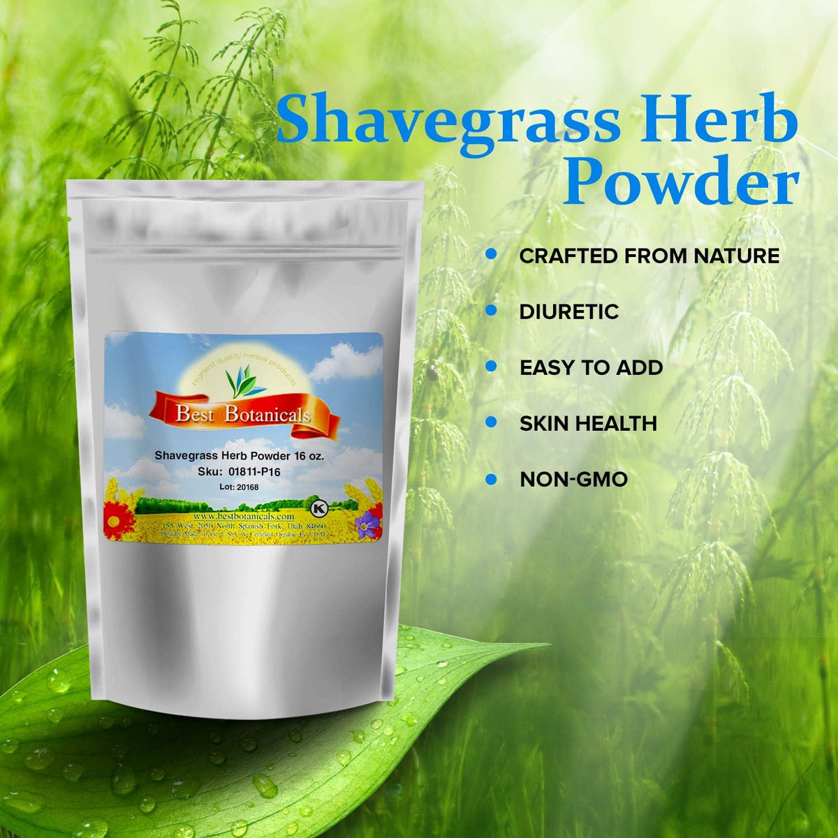 Best Botanicals Shavegrass Herb Powder