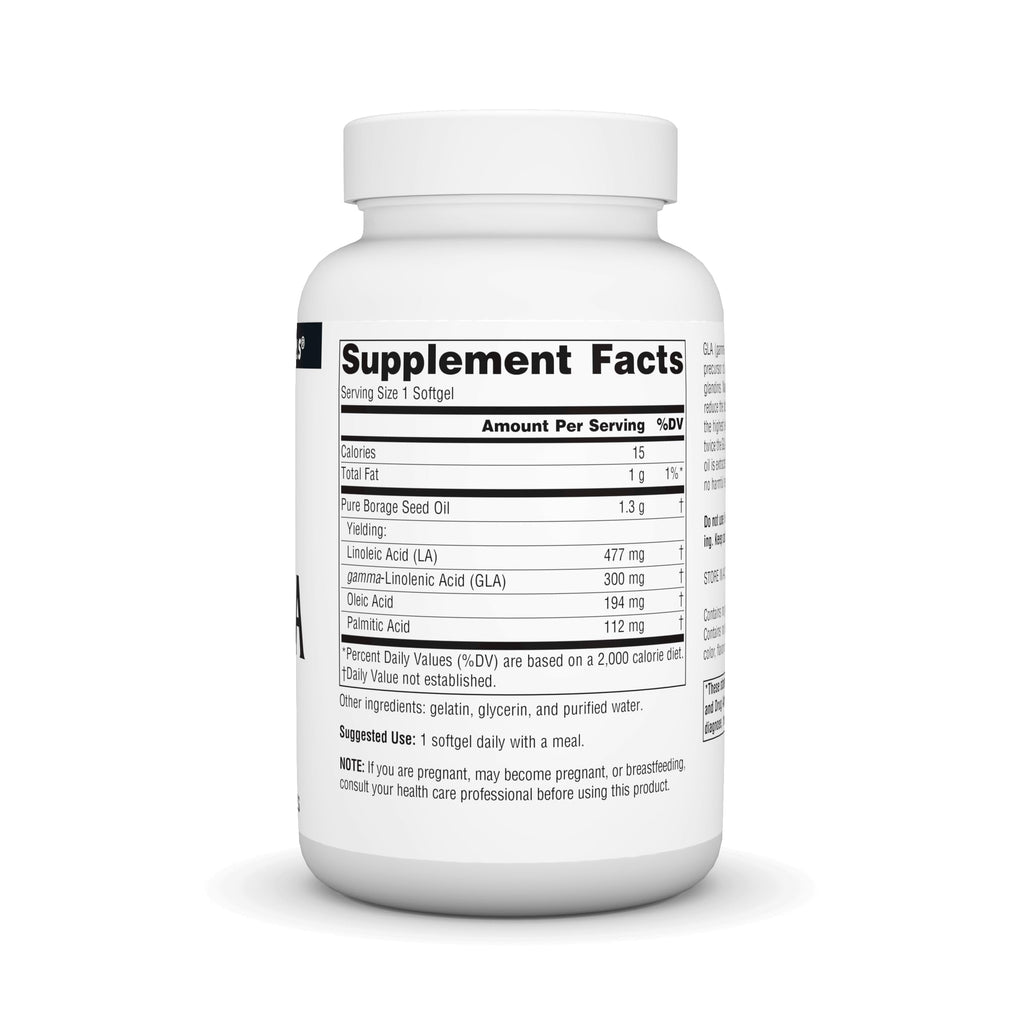 Source Naturals Mega-GLA 300 Borage Seed Oil - 60 Softgels - image 2