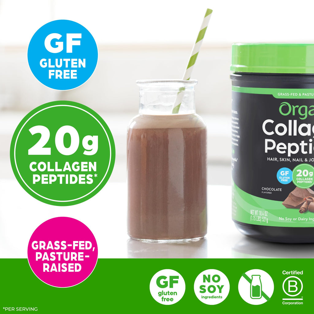 Orgain Hydrolyzed Collagen Peptides Powder for Women & Men